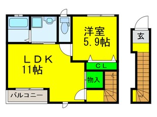 ルナヴォワールの物件間取画像